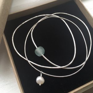 SeaSurfRocks ocean inspired sterling silver jewellery handmade in Cornwall bracelets and bangles