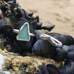 SeaSurfRocks ocean inspired sterling silver jewellery handmade in Cornwall rings.